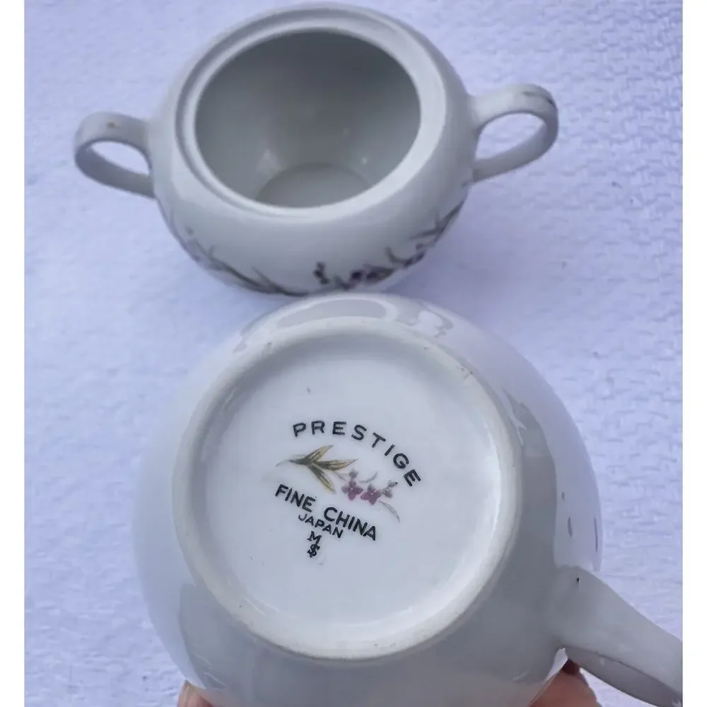 Prestige Fine China Sugar and Creamer Set